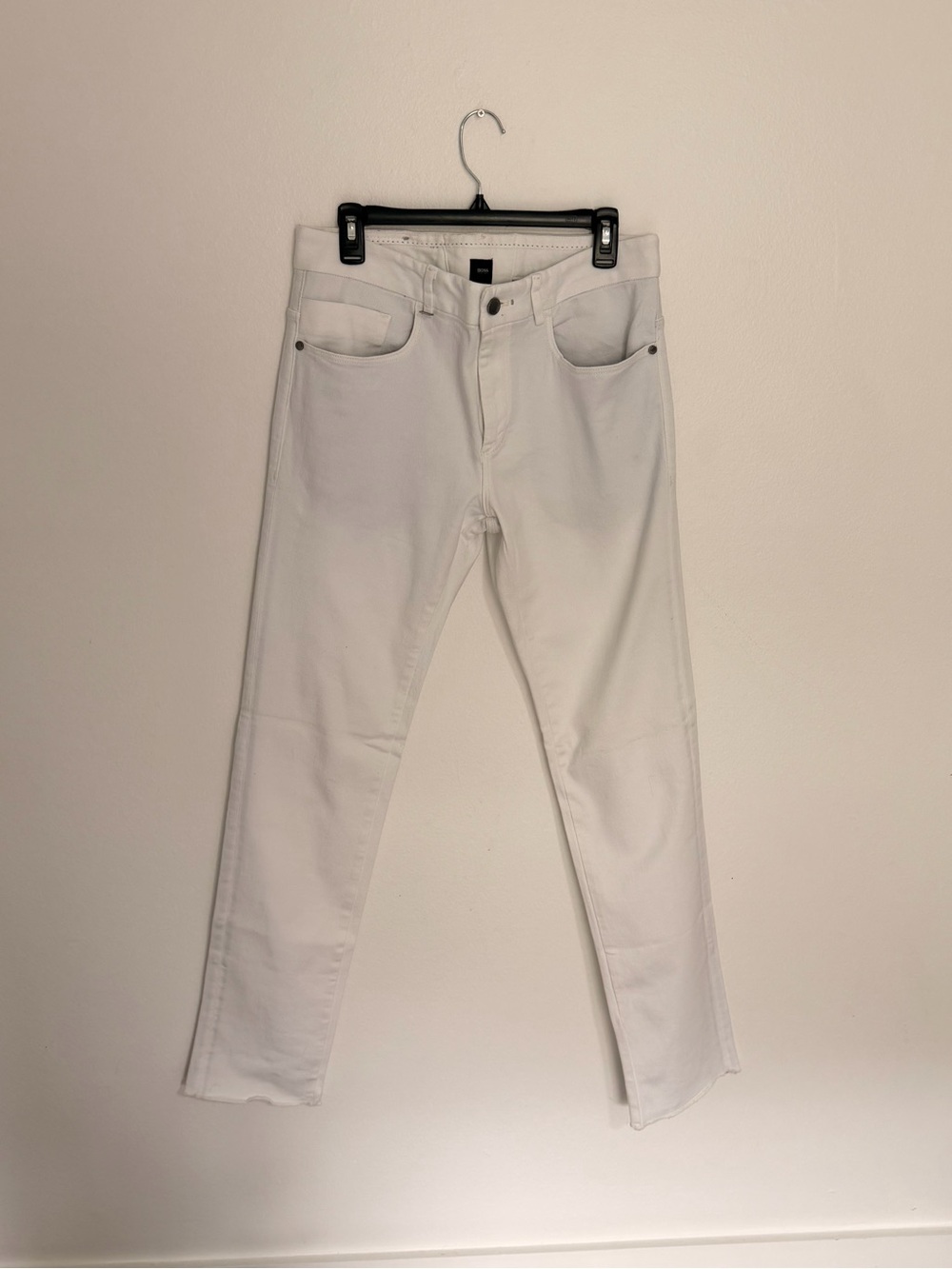 Hugo Boss Tailored T-Lincoln Slim Fit Jeans 32x34 White Italian Fabric Stretch